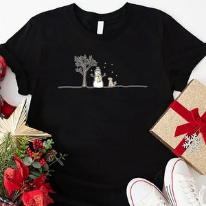 Snowman Shirt, Christmas Snowman T-Shirt, Winter Shirt, Christmas Shirts For Women, Xmas Holiday Tshirt, Snowman Tees, Xmas Snowman Shirts