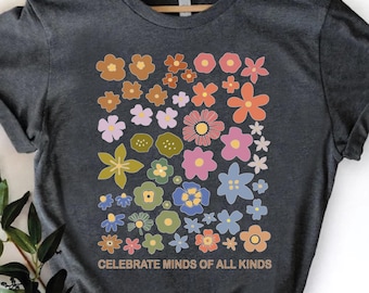Celebrate Minds of All Kinds Shirt, Autism Awareness Gift, Autism Shirt,Inclusion Matters Neurodiversity Shirt,Sped Teacher Shirt,ADHD Shirt