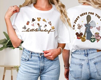 I'm Here For The Snacks Shirt, Little Chef Remy T-Shirt, Disney Ratatouille Shirt, Disneyland Shirts, Disney Chef Shirt, Disney Rat Shirt