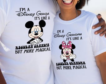 Disney Grandparents Matching Shirt, Disney Grandma Shirt, Disney Grandpa Shirt, Disney Family Shirts, Disney Couple, Disneyland Vacation Tee