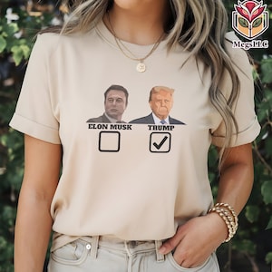 Trump Elon Fight Shirt, Trump Vs Elon T-Shirt, Trump Support Shirt, Anti Elon Musk Shirt, Political Humor Tee,Trump Musk Fallout Funny Trump