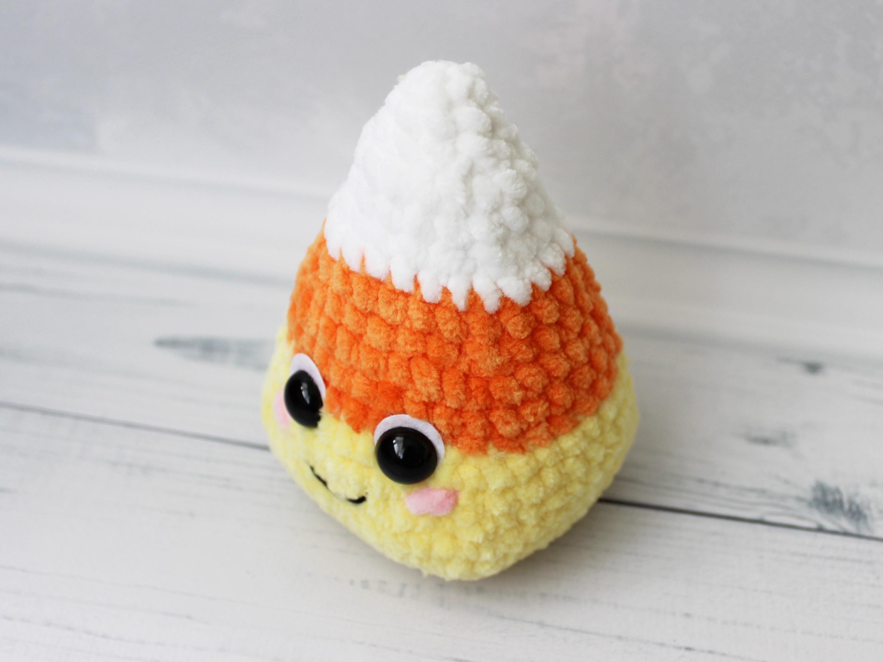 CROCHET PATTERN Candy Corn Toy Halloween Decor Amigurumi Tutorial PDF ...