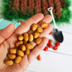 Miniature Potato 1:6 Miniature Vegetables Miniature Potatoes Realistic miniatures food for dolls Dollhouse miniatures