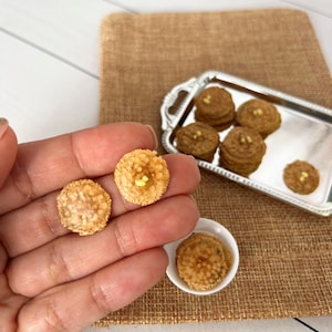 Miniature pancake 1:12 Miniature food Miniature thin pancakes Miniature bakery goods Realistic miniatures food for dolls Dollhouse miniature