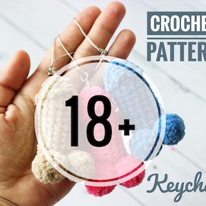 CROCHET PATTERN Keychain penis toy Dick toy Amigurumi tutorial PDF file