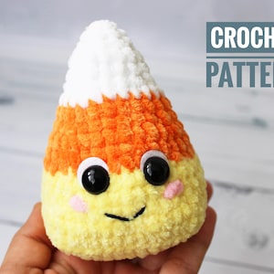 CROCHET PATTERN Candy corn toy Halloween decor Amigurumi tutorial PDF file