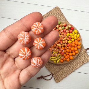 Miniature Manadrin clay 1/6 Miniature Fruits Realistic miniature food for dolls Miniature farmer Dollhouse miniature Doll house miniature