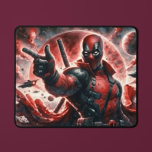DP Space Merc 4 &quot;The Wilson Cut&quot; Movie Poster, Funny, Sci-Fi, Space, Mousepad, Desk Mat, Superhero, Gaming, Funny, Non-Slip