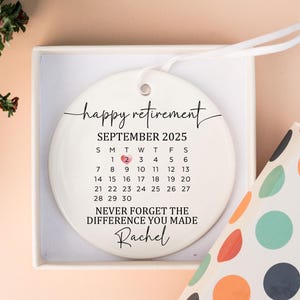 Unique Retirement Gifts,Happy Retirement Ornament,Gift for Coworker,Retirement Gift For Boss Co Worker,Officially Retired Gift for Her