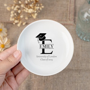 Custom Graduation Gifts,Jewelry Dish For Graduation,Class of 2025 Gift, College Graduation Gifts,PHD Graduation, Masters Degree Gifts
