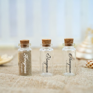 Custom Vacation Sand Keepsake Bottle, Honeymoon Jar, Travel Gifts, Honeymoon Gift, Couple Gift, Vacation Keepsake Gifts, Holiday Gifts