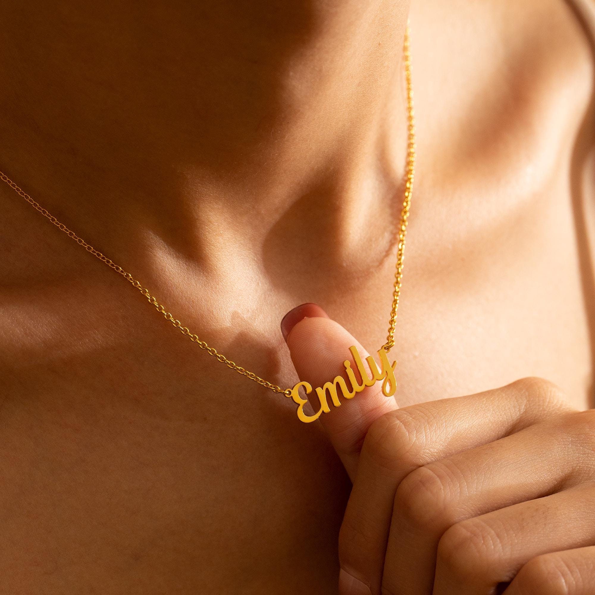 Eva Name Necklace - Etsy Canada