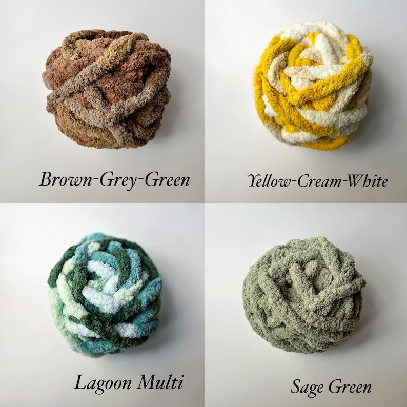 DIY No-Knit Chunky Blanket Kit with Video image 7