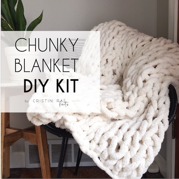 Knit Blanket Etsy