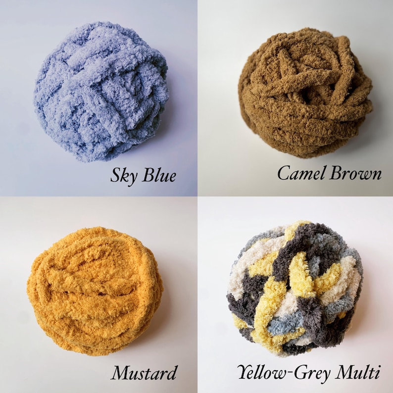 DIY No-Knit Chunky Blanket Kit with Video image 9