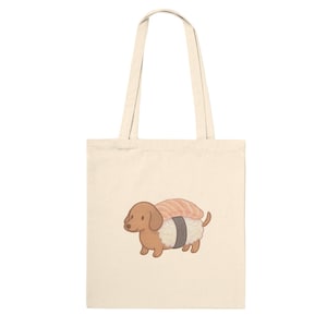 Dachshund Sushi Tote Bag