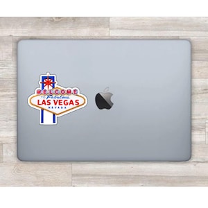Willkommen in Las Vegas Nevada Kühlschrankmagnet oder Laptop Aufkleber Laptop Sticker