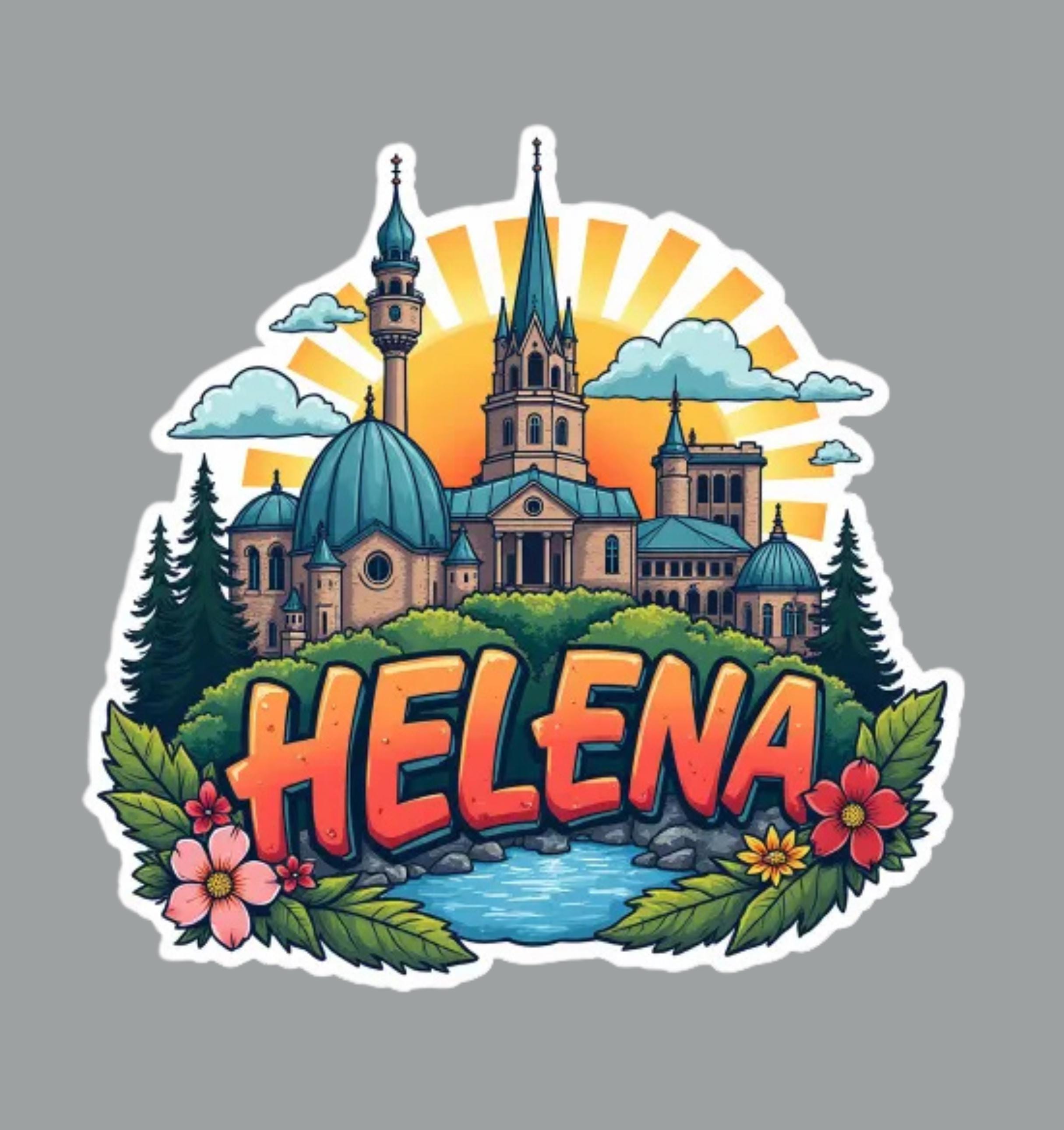 Helena Montana Fridge Magnet or Laptop Sticker