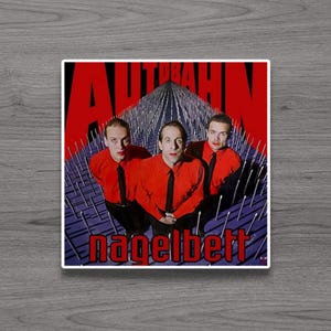 Magnete per frigorifero o adesivo per laptop "Big Lebowski Autobahn"