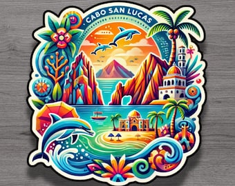 Cabo San Lucas Mexico Fridge Magnet or Laptop Sticker