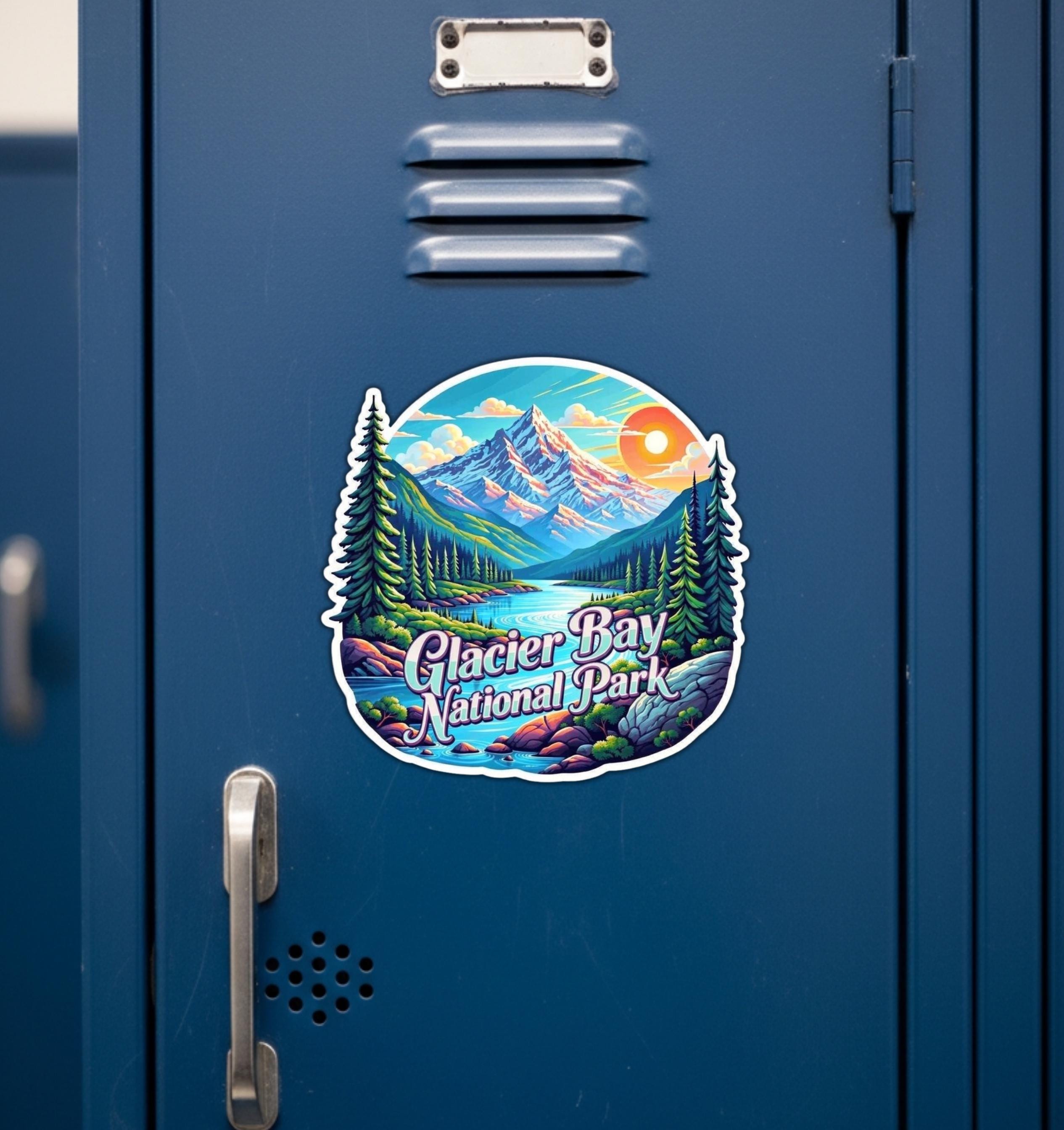 Glacier Bay National Park Fridge Magnet or Laptop Sticker - Etsy