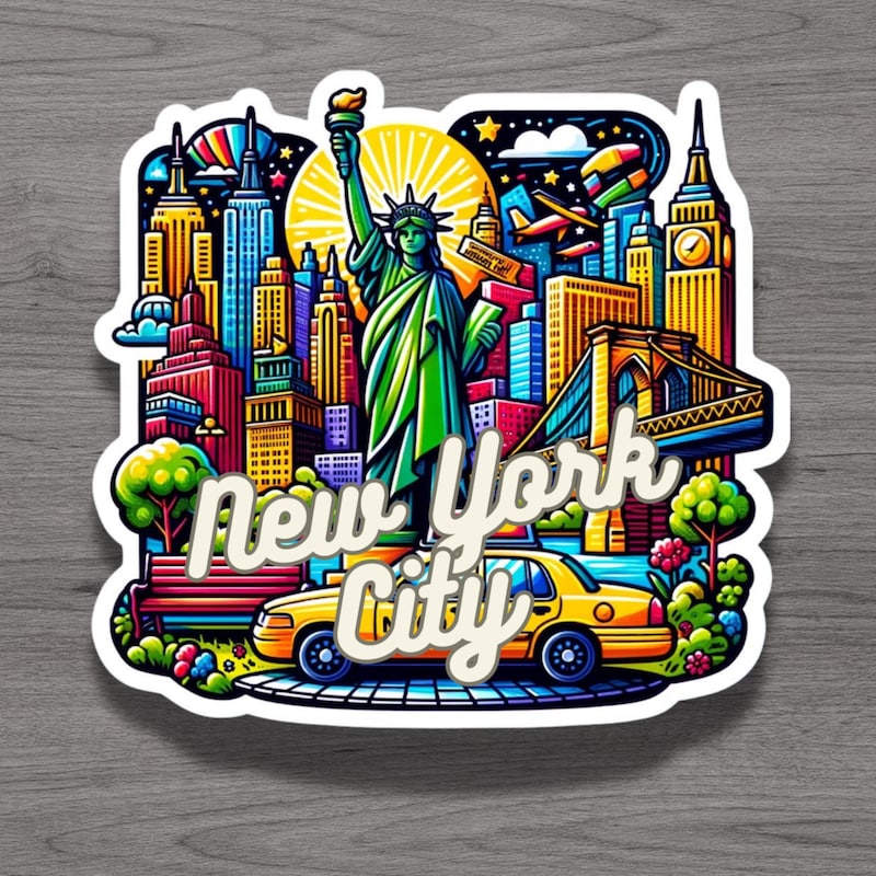 New York Apple Stickers - Etsy