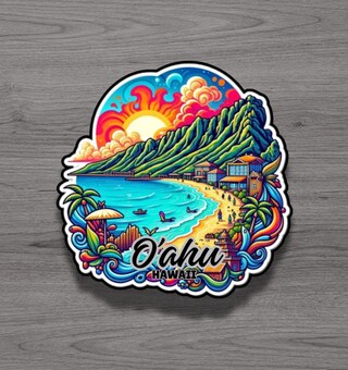 Magnete Frigorifero 3D Hawaii – Apribottiglie E Souvenir Artigianale, Decorazione Per Casa