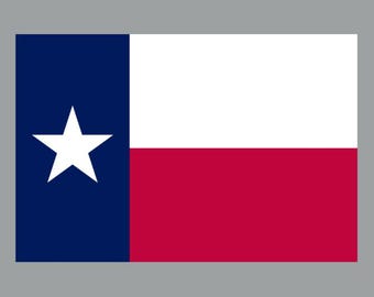Imán para nevera con la bandera del estado de Texas