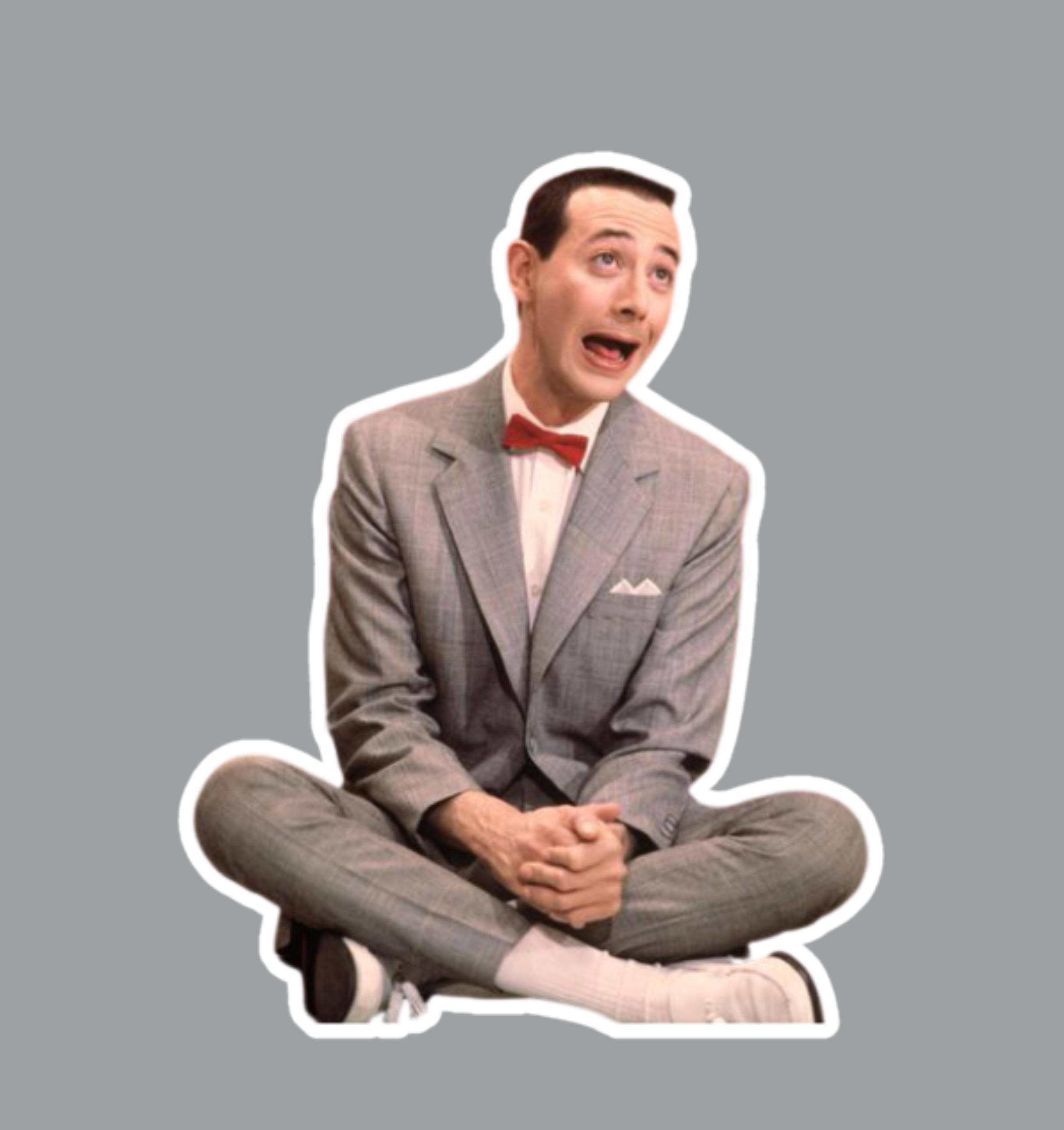 Peewee Herman Paul Reubens Fridge Magnet or Laptop Sticker