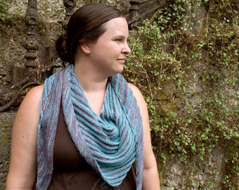 Melodious Wrap Knitting Pattern - PDF