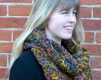 Calypso Cowl Crochet Patron - PDF