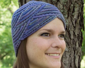 Abalone Shell Hat Knitting Pattern - PDF