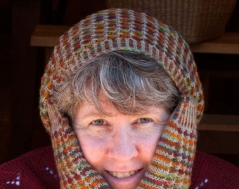 Star Tweed Cap Knitting Pattern - PDF