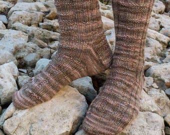 Lost City Socks Knitting Pattern - PDF