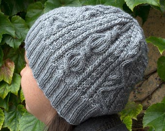 Tundra Twist Hat Knitting Pattern - PDF