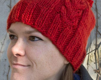 Above Zero Hat Knitting Pattern - PDF