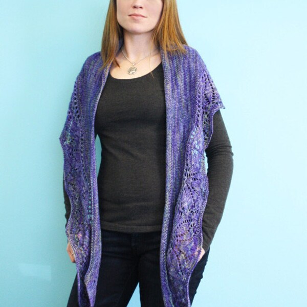 Lily Pond Shawl Knitting Pattern - PDF