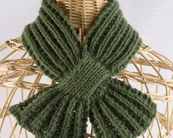 Buttonhole Scarf Knitting Pattern - PDF
