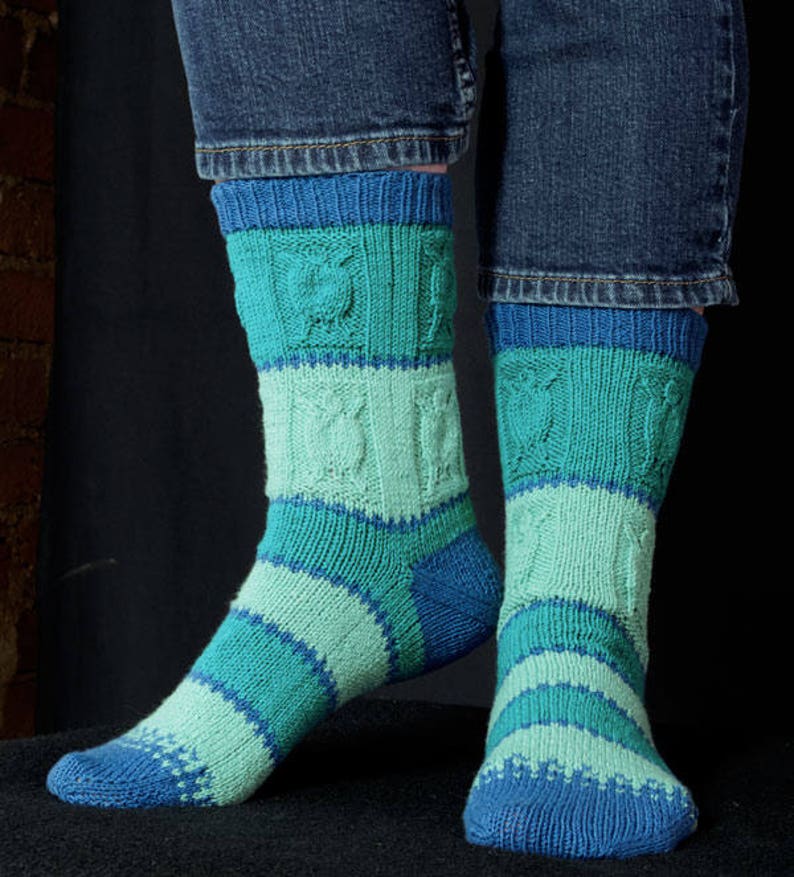 Biscayne Bay Socks Knitting Pattern PDF image 1