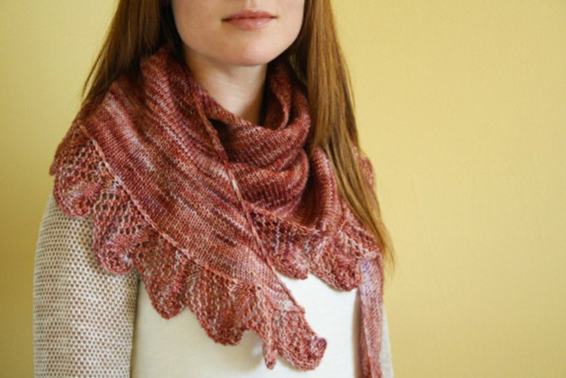 Linden Street Shawl Knitting Pattern PDF - Etsy