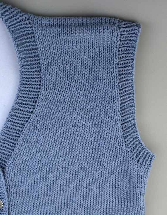 Classic V Neck Vest Knitting Pattern PDF Etsy