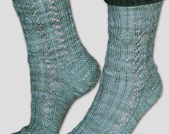 Stone Path Socks Knitting Pattern - PDF
