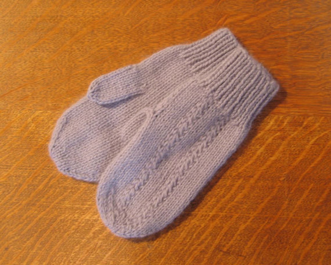 Slip Cable Mitten Knitting Pattern - PDF - Etsy
