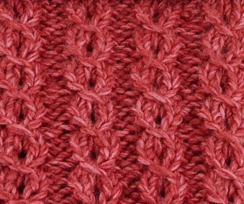 Mock Cable Rib Hat Knitting Pattern PDF Etsy