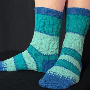 Biscayne Bay Socks Knitting Pattern PDF image 3