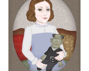 Mary Shelley's Doll Print