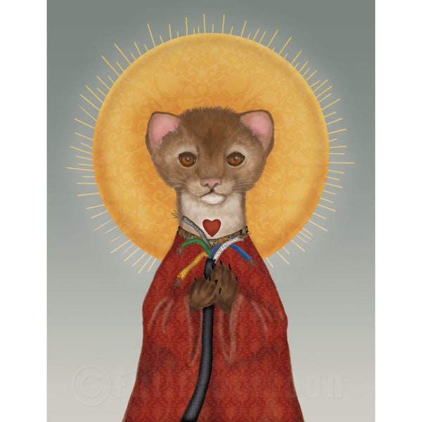 Saint Marten of Hadron Print