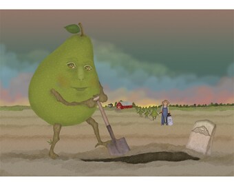 The Unrepentant Pear Print