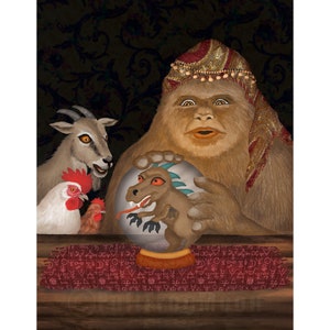 Bigfoot Seer of Seers Print