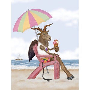 Jersey Devil at the Jersey Shore Print image 1
